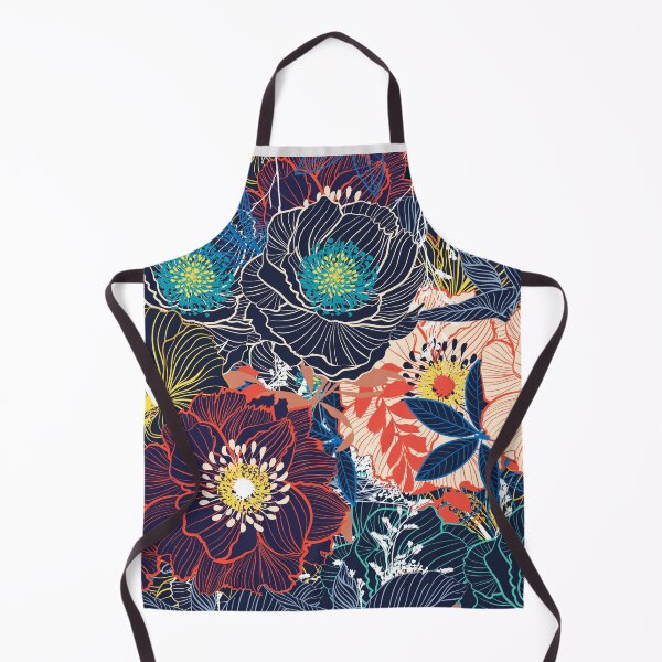 Item preview, Multi-Flowers textile art, the ultimate floral design for your home decoration. designed and sold by paulo silveira.