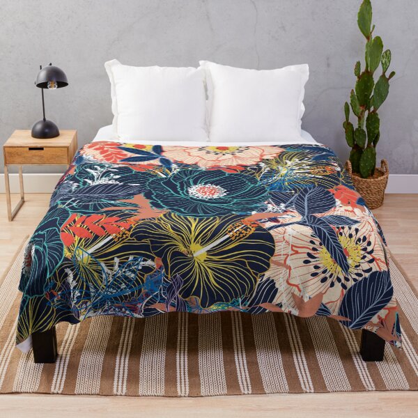 Item preview, Multi-Flowers textile art, the ultimate floral design for your home decoration. designed and sold by paulo silveira.