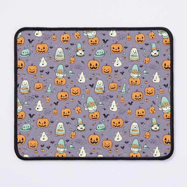 Item preview, Pumpkins ghost cute digital seamless designed and sold by ParkkerTos.