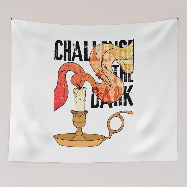 Item preview, Challenge the Dark | Lit Candle Flame designed and sold by ObsidianDaz.