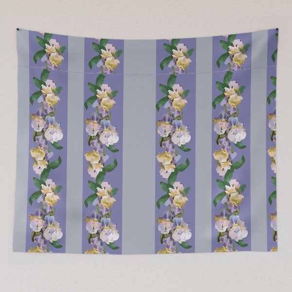 Item preview, irises pattern vertical designed and sold by natwil.