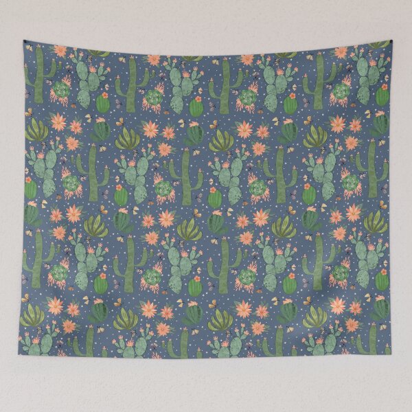Item preview, Succulents in Blue designed and sold by Lindsey Bell.