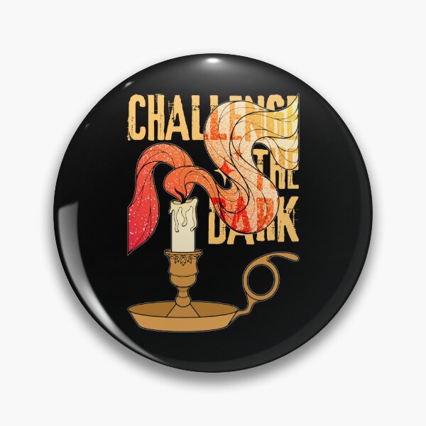 Item preview, Challenge the Dark | Lit Candle Flame designed and sold by ObsidianDaz.