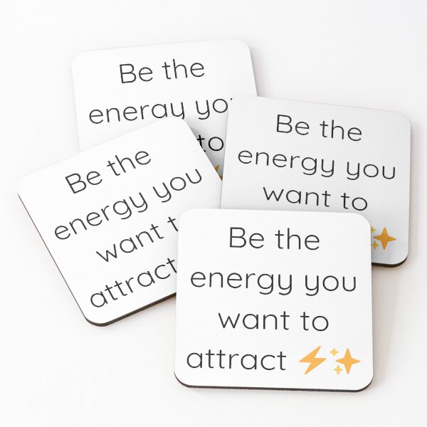 Item preview, Attract Positive Energy Typography Art designed and sold by NikksCustomArt.