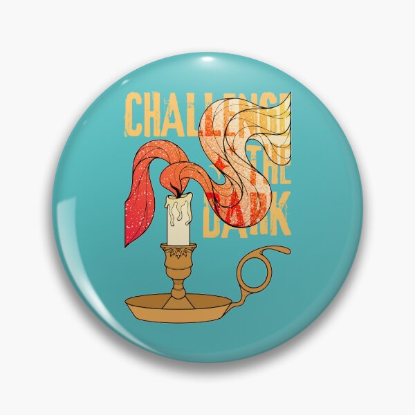 Item preview, Challenge the Dark | Lit Candle Flame designed and sold by ObsidianDaz.