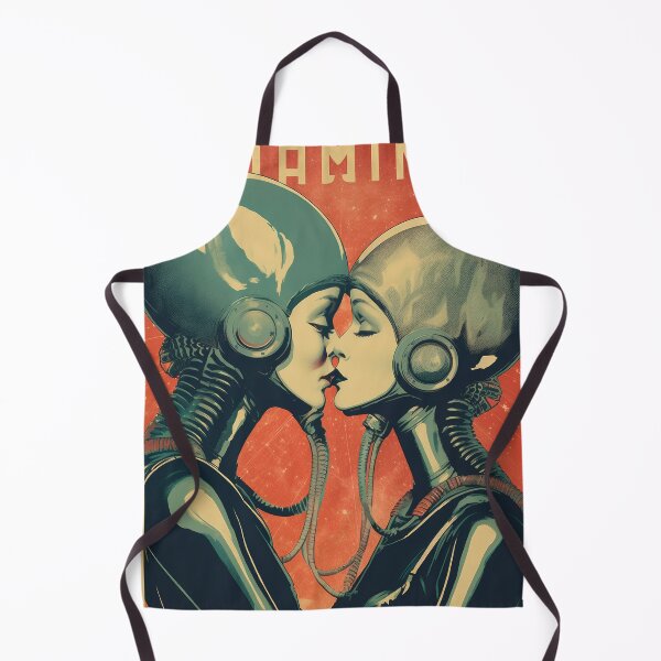 Item preview, Alien Girls Kissing designed and sold by VisionDuke.