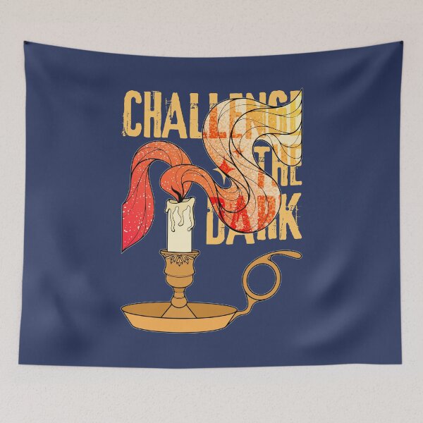 Item preview, Challenge the Dark | Lit Candle Flame designed and sold by ObsidianDaz.