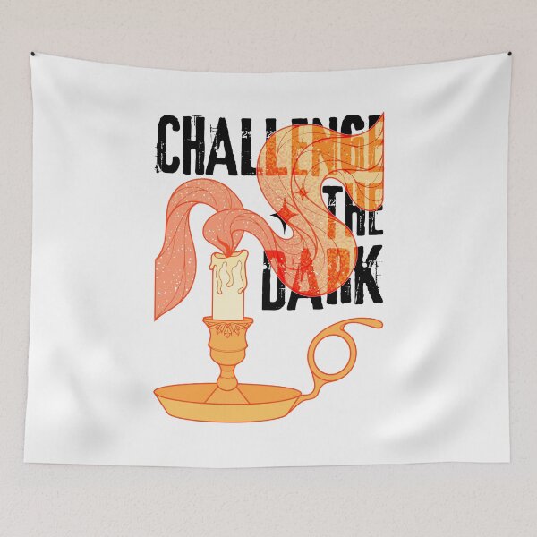 Item preview, Challenge the Dark | Lit Candle Flame designed and sold by ObsidianDaz.