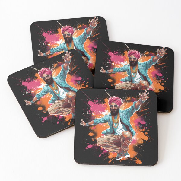 Artikelvorschau, Colourful Bhangra Dancer Art entworfen und verkauft von PioneerX1.