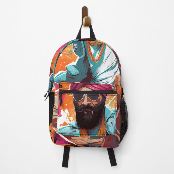 Item preview, Colourful Bhangra Dancer Art designed and sold by PioneerX1.