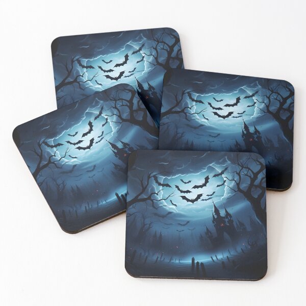 Item preview, Bats Haunted Halloween Nights Frightfully Stylish October's Glow designed and sold by NLTees.