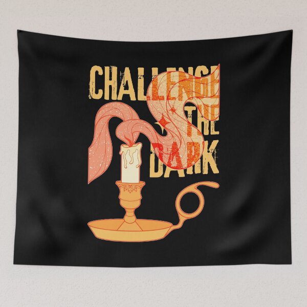 Item preview, Challenge the Dark | Lit Candle Flame designed and sold by ObsidianDaz.