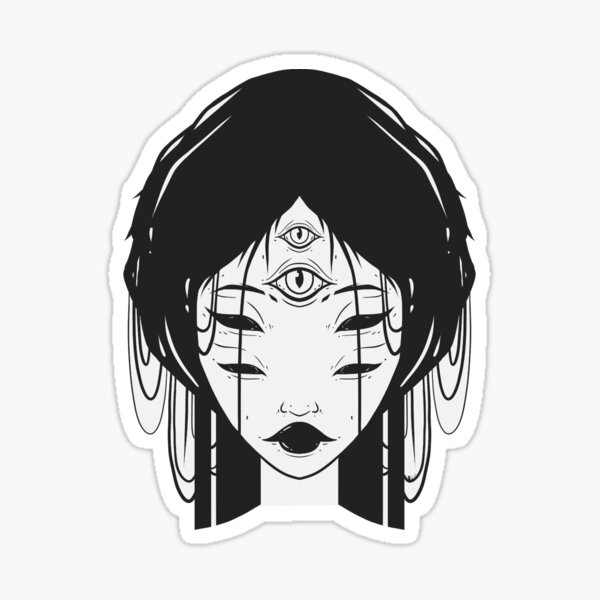 Demon Geisha Sticker
