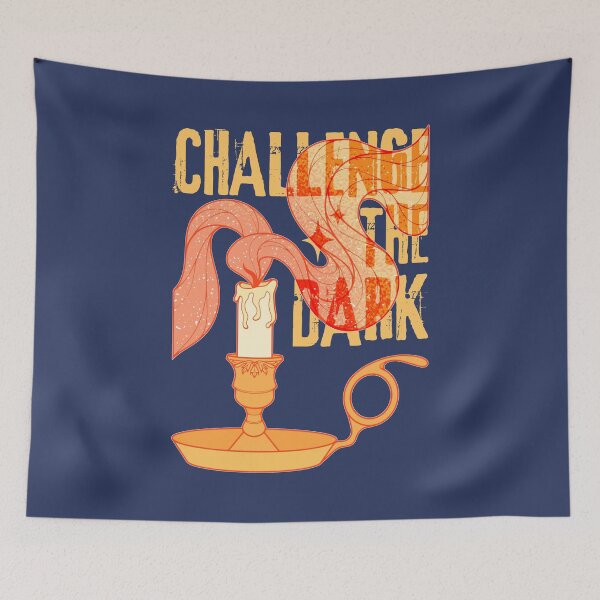 Item preview, Challenge the Dark | Lit Candle Flame designed and sold by ObsidianDaz.