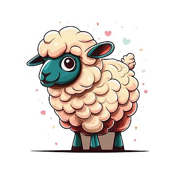 Artwork thumbnail, Cute sheep by RemyTub