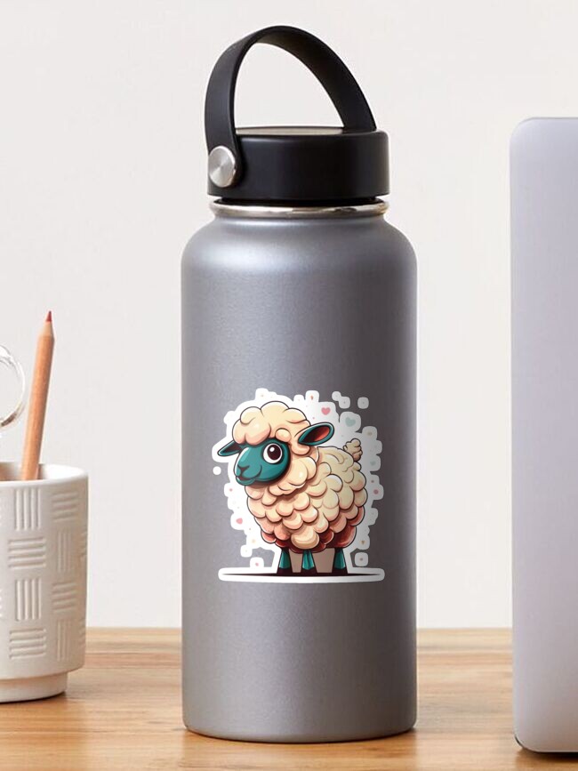Thumbnail 1 of 3, Sticker, Cute sheep designed and sold by RemyTub.