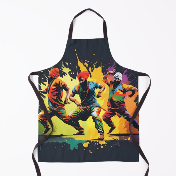 Item preview, Colourful Bhangra Dancers Art designed and sold by PioneerX1.