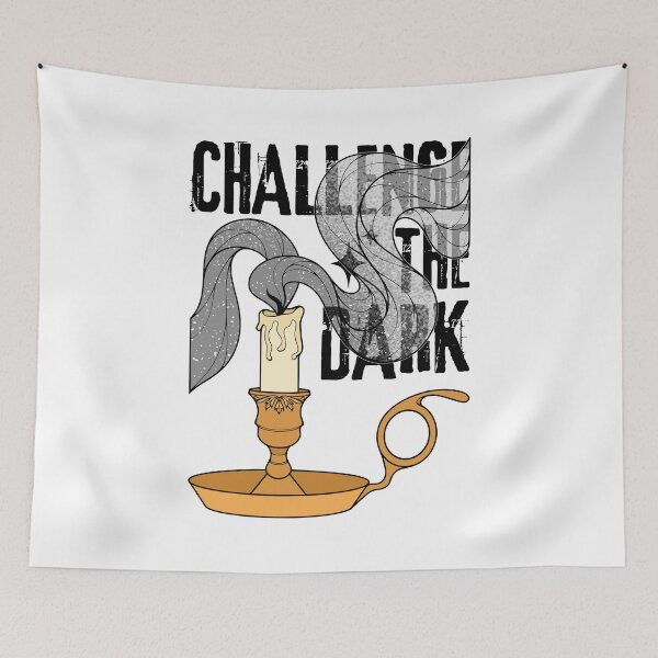 Item preview, Challenge the Dark | Lit Candle Flame designed and sold by ObsidianDaz.