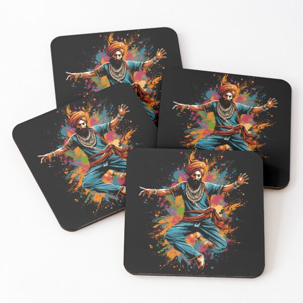 Artikelvorschau, Colourful Bhangra Dancer Art entworfen und verkauft von PioneerX1.