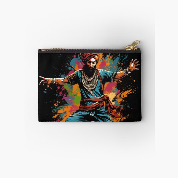 Item preview, Colourful Bhangra Dancer Art designed and sold by PioneerX1.
