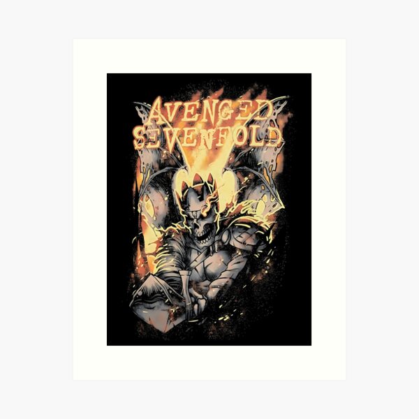 AVENGED SEVENFOLD SHEPHERD OF FIRE TOUR 2013 NORTH AMERICAN CONCERT POSTER
