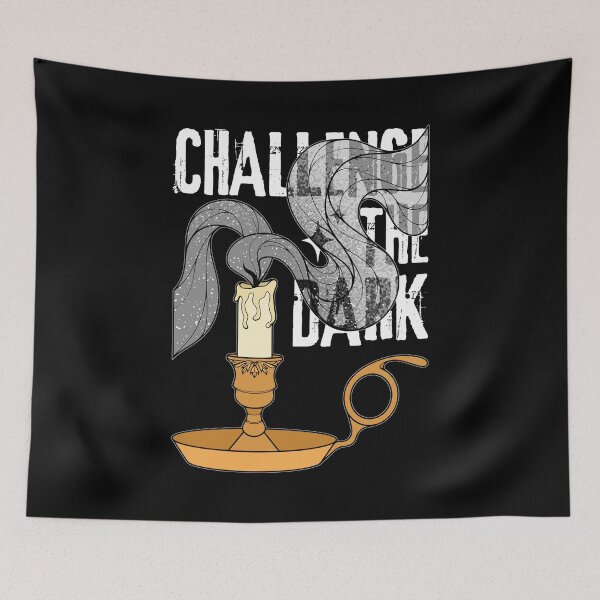 Item preview, Challenge the Dark | Lit Candle Flame designed and sold by ObsidianDaz.