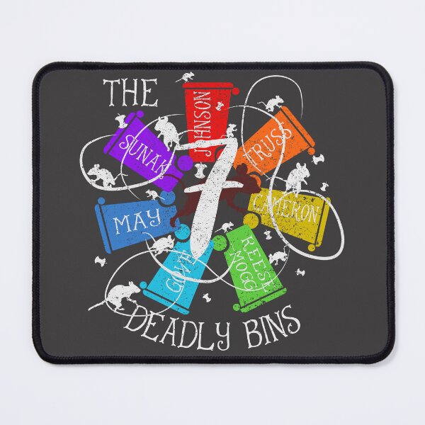 Item preview, The Seven Deadly Bins! designed and sold by stuinflipflops.