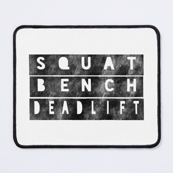 Item preview, Squat bench deadlift typo  designed and sold by RoninDBC.