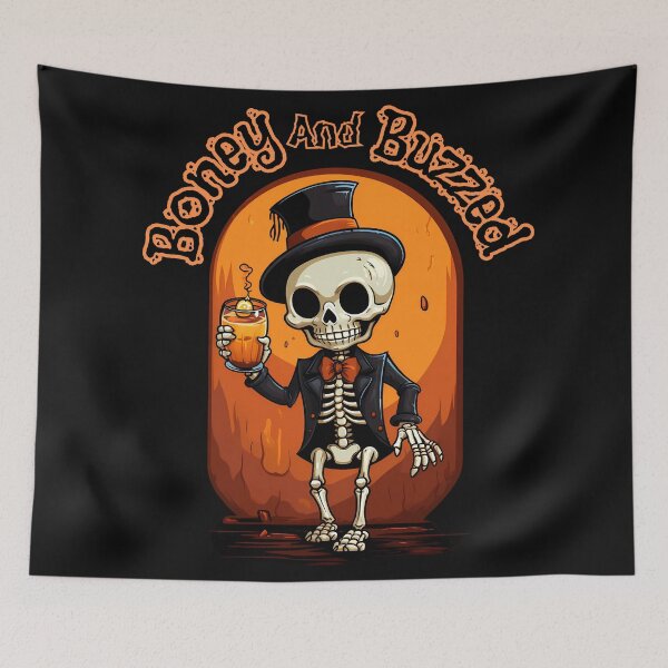 Item preview, Halloween Cute Skeleton Cartoon Art designed and sold by MTJ-Mushrooms.