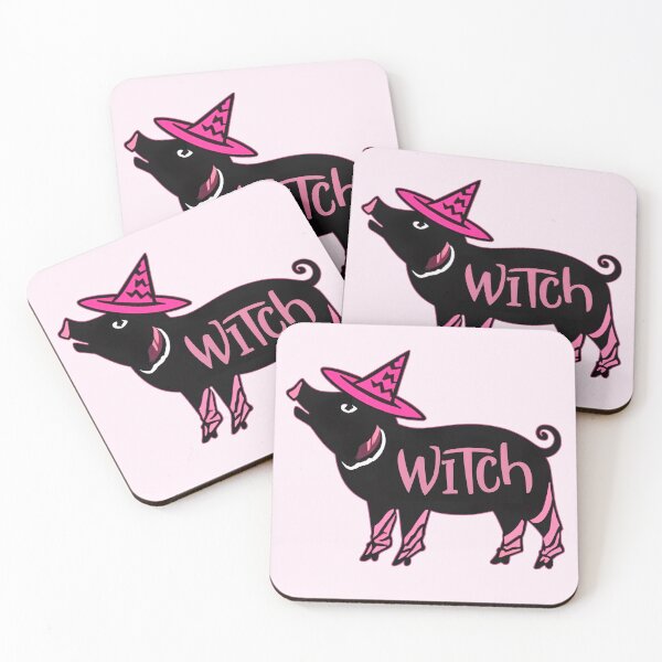 Item preview, Cute Witch pig designed and sold by witch-night.