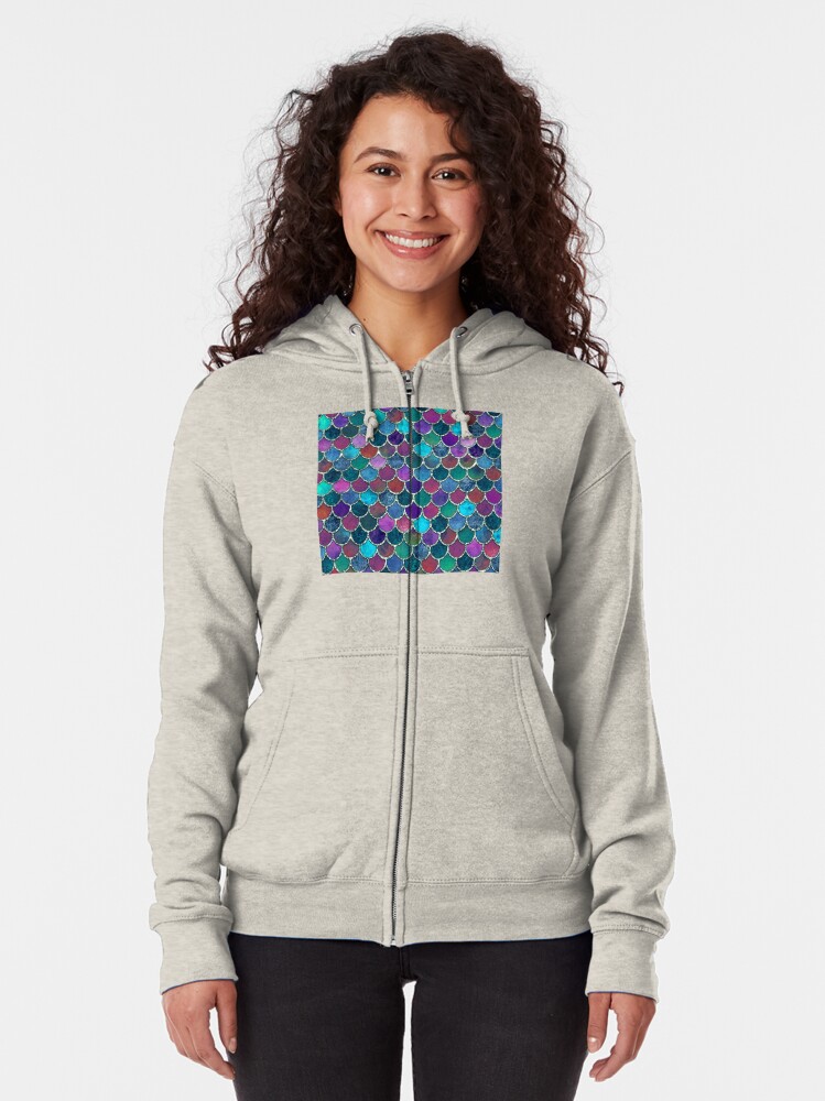 rainbow zip up hoodie