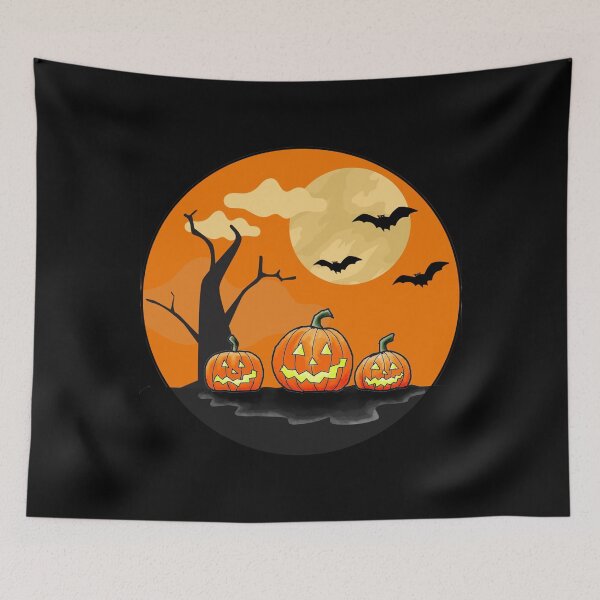 Item preview, Three pumpkins, Halloween designed and sold by mon-artist.