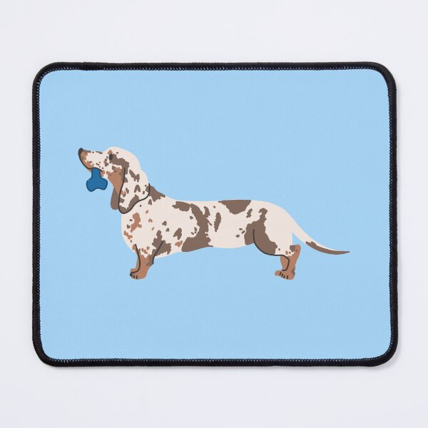 Item preview, dachshund on light blue designed and sold by Itsdomd.