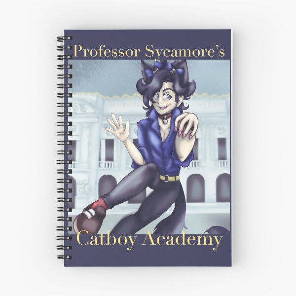 Item preview, Professor Sycamore’s Catboy Academy designed and sold by glitchycharlie.