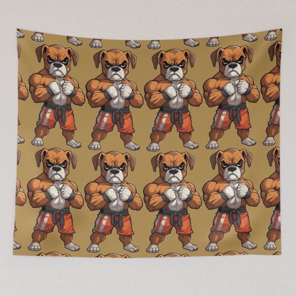 Item preview, Boxer Dog in Shorts Sticker designed and sold by Cultour.