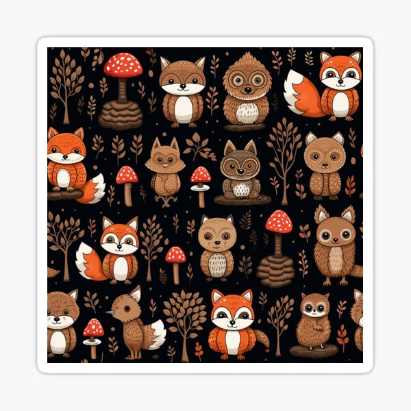 Item preview, Woodland Creatures so cute 13 designed and sold by Tem‑Tip of pen.