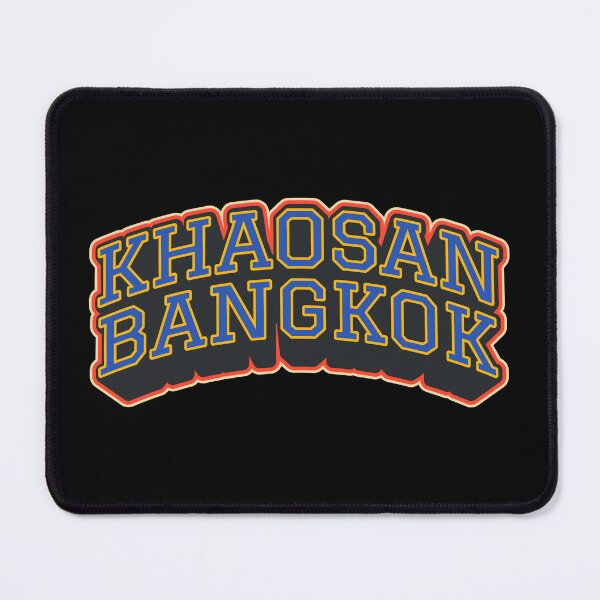 Item preview, Khaosan Road Bangkok - Backpacker's Paradise College Shirt Style designed and sold by Boogosh.