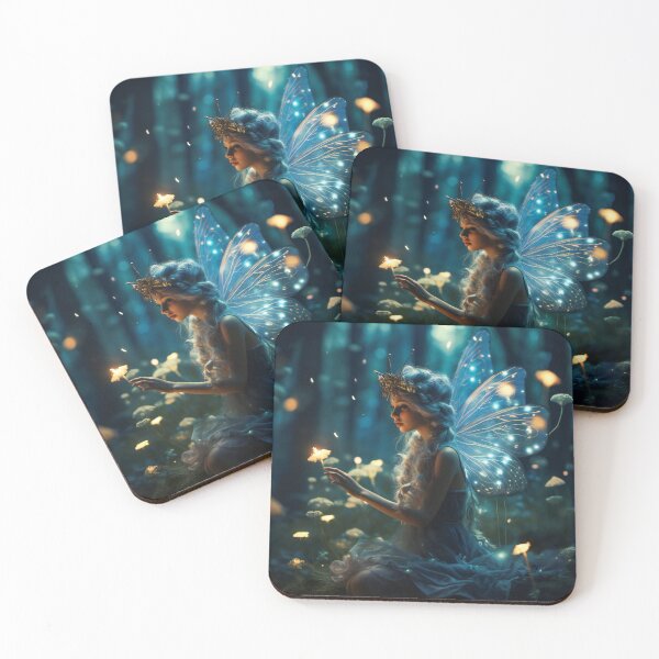 Item preview, Cute fairy in the mystery woods 3 designed and sold by Red Witch Art.