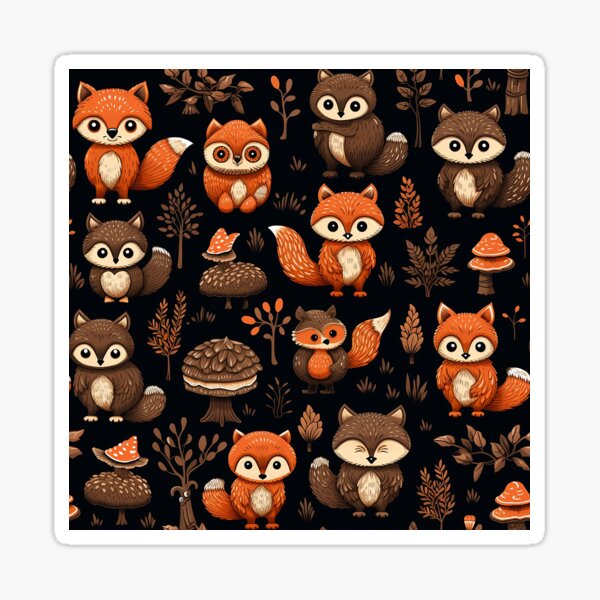 Item preview, Woodland Creatures so cute 14 designed and sold by Tem‑Tip of pen.