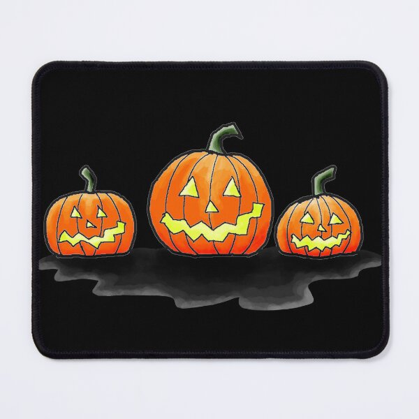 Item preview, Three pumpkins for Halloween designed and sold by mon-artist.