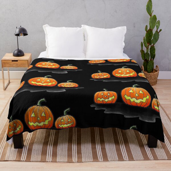 Item preview, Three pumpkins for Halloween designed and sold by mon-artist.