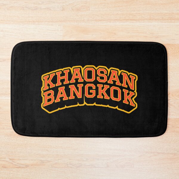 Item preview, Khaosan Road Bangkok - Backpacker's Paradise College Shirt Style designed and sold by Boogosh.