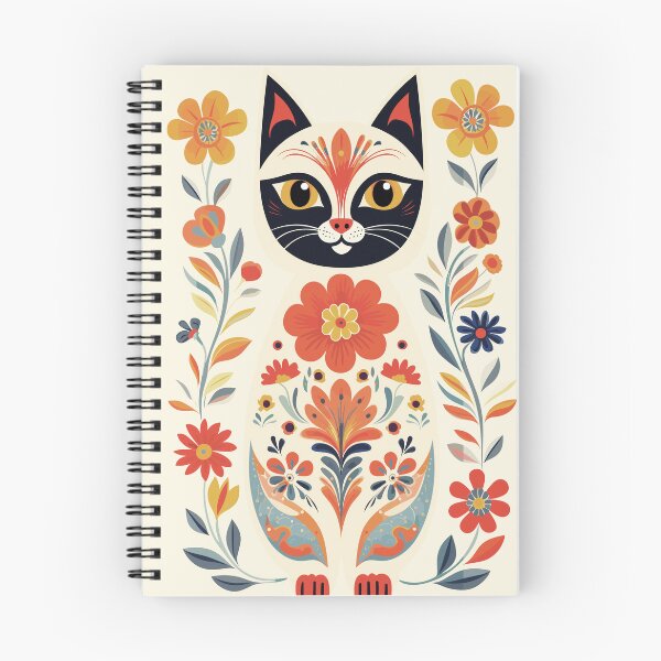Item preview, Gato del arte popular polaco designed and sold by ImprintMage.