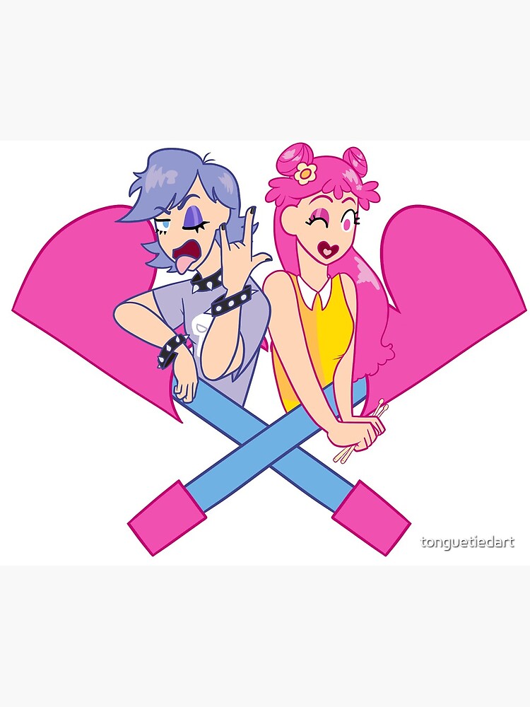 Hi Hi Puffy AmiYumi - hi!hi! puffy amiyumi - AmiYumi Show! Drawstring Art  Board Print for Sale by malongovotic