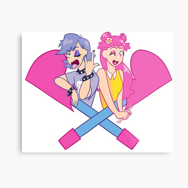 Hi Hi Puffy AmiYumi SHOW! Metal Print