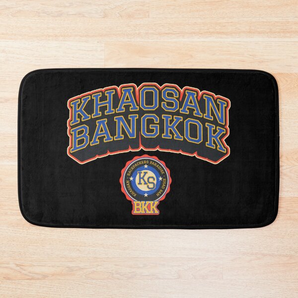 Item preview, Khaosan Road Bangkok - Backpacker's Paradise College Shirt Style designed and sold by Boogosh.