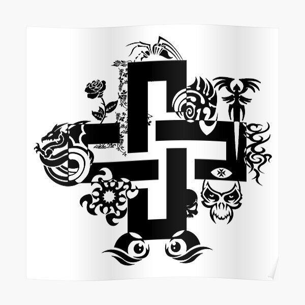 For By Grace / We Are Saved Ambigram Tattoo Instant Download