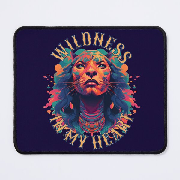 Item preview, Jaguar Lady - Wildness in my Heart designed and sold by Nioon.