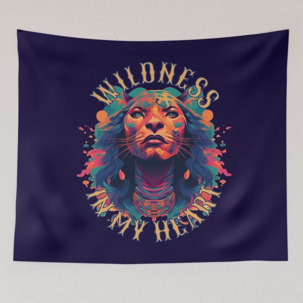 Item preview, Jaguar Lady - Wildness in my Heart designed and sold by Nioon.