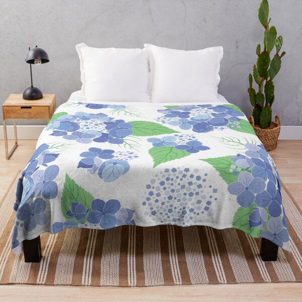 Item preview, Blue Hydrangea blooms designed and sold by The Pattern Mill.